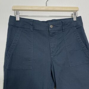 Toad & Co Earthworks Pants Size 8 Gray Organic Cotton Sustainable Hiking Outdoor